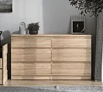 КАСТОР (KULLEN) комод ИКЕА / IKEA 6 ящиков сонома | изображение 4