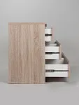 Комод Мальта, 6 ящиков, горизонтальный, с доводчиками, 160х48х76 см, дуб сонома | изображение 15