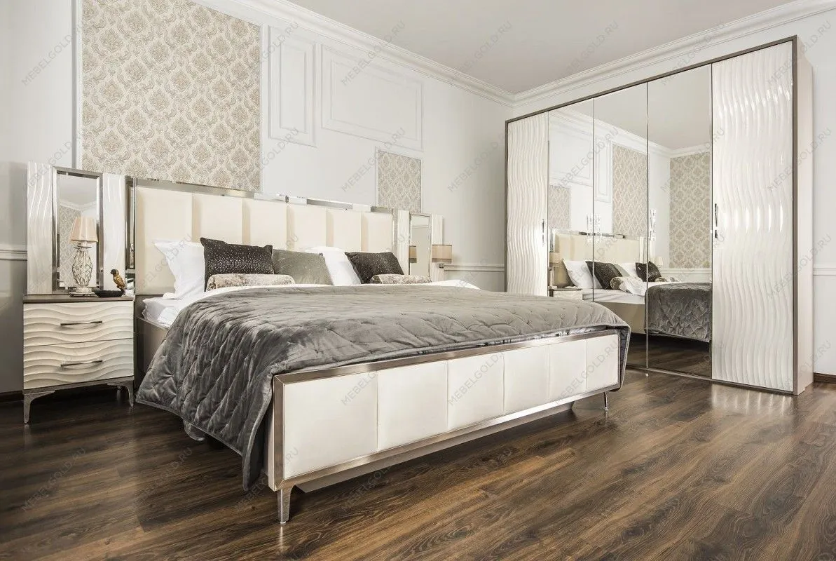 Кровать Гравита 180x200 см белый глянец | изображение 2