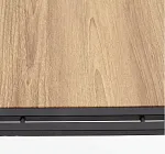 Комплект столовой мебели Halmar BOLIVAR (стол + 6 стульев, дуб золотой/черный) | изображение 3