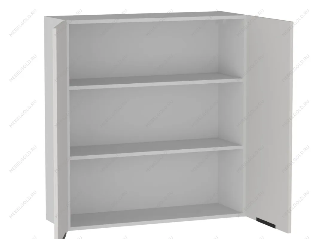 Шкаф 960 2-х дверный ШГ-90, Ватель (900*316*960) Экокожа Белый, 24364 | изображение 1