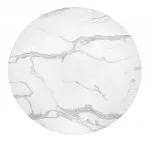 Стол обеденный Halmar AMBROSIO (белый мрамор/черный) | изображение 2