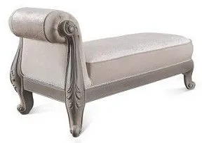 Оттоманка Мокко с одним подлокотниками серый камень