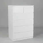 МАЛЬТА комод ИКЕА / IKEA 4+2 ящика 80х121 белый | изображение 1