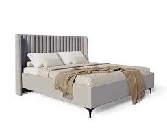 Кровать Стелла 180х200 светло серый камень