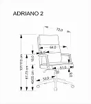 Кресло компьютерное Halmar ADRIANO 2 (черный/черный) | изображение 10