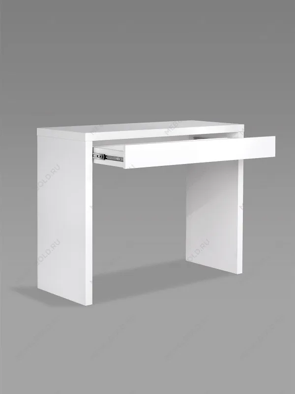 Стол туалетный Энкель с ящиком, 100x78х40 см, белый | изображение 7