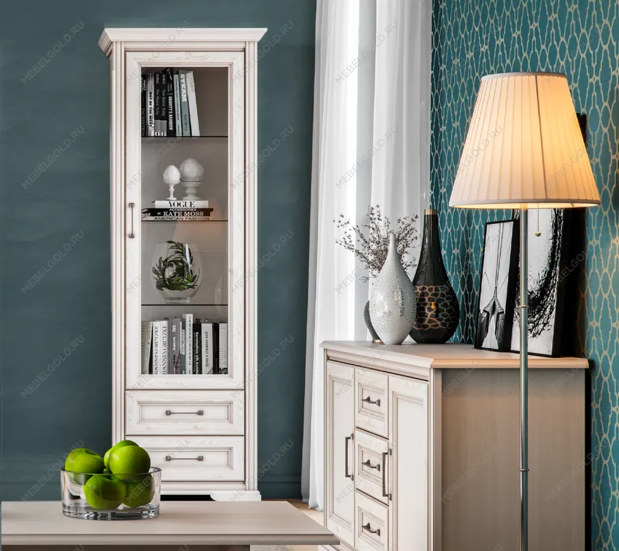 Шкаф-витрина Стилиус REG1W2S (Лиственница сибирская) | изображение 2