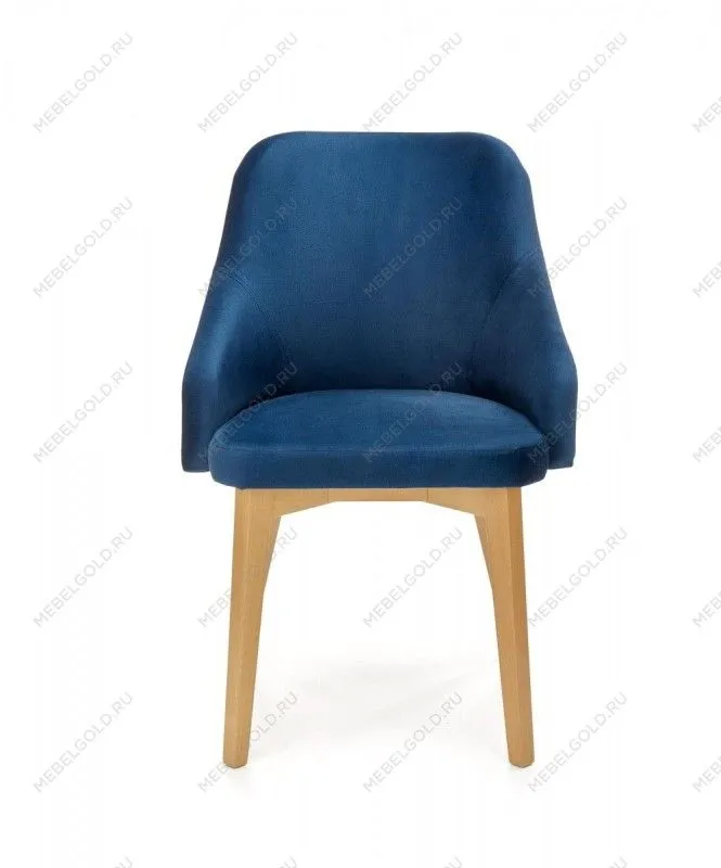 Стул кухонный Halmar TOLEDO 2 Monolith 77 (темно-синий/дуб медовый) | изображение 3