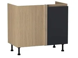 Дуб Палермо/Синий матовый