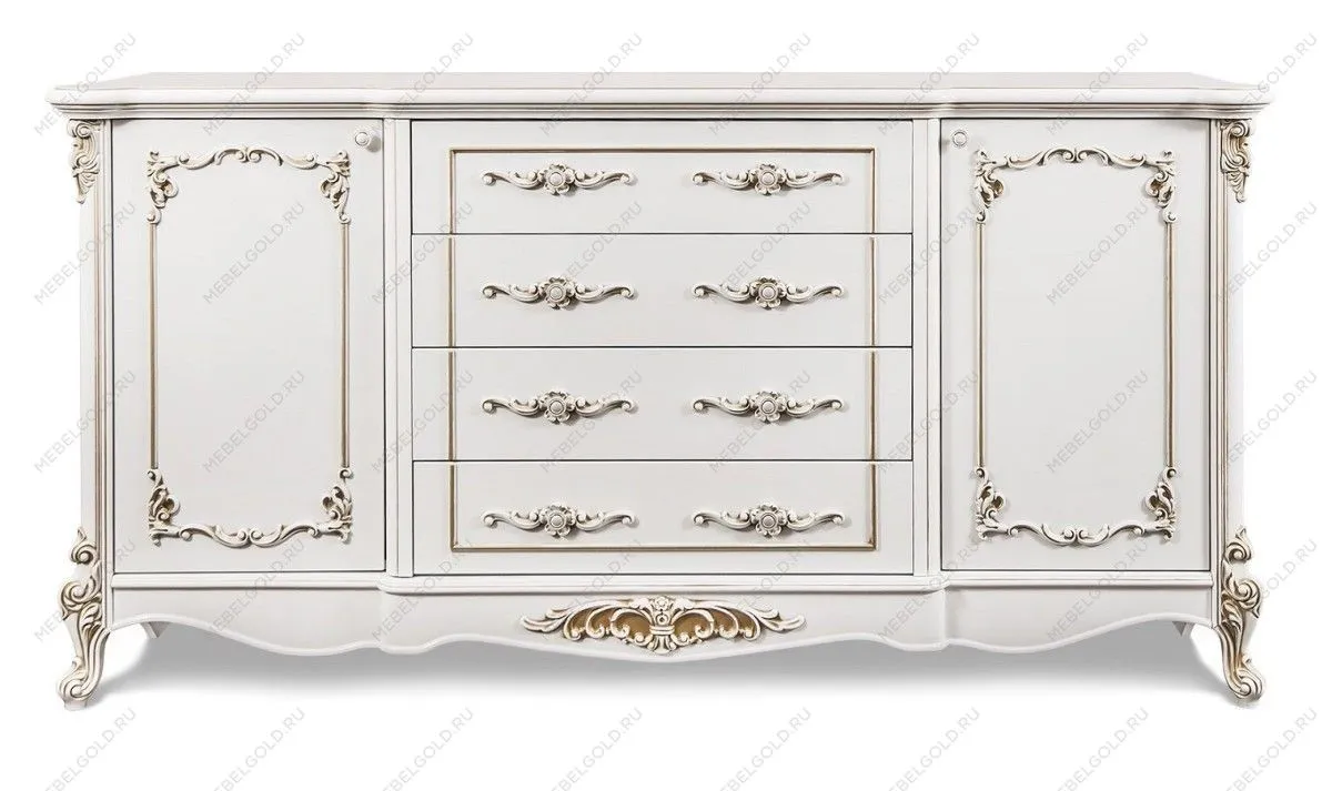 Комод Флоренция белый глянец | изображение 5