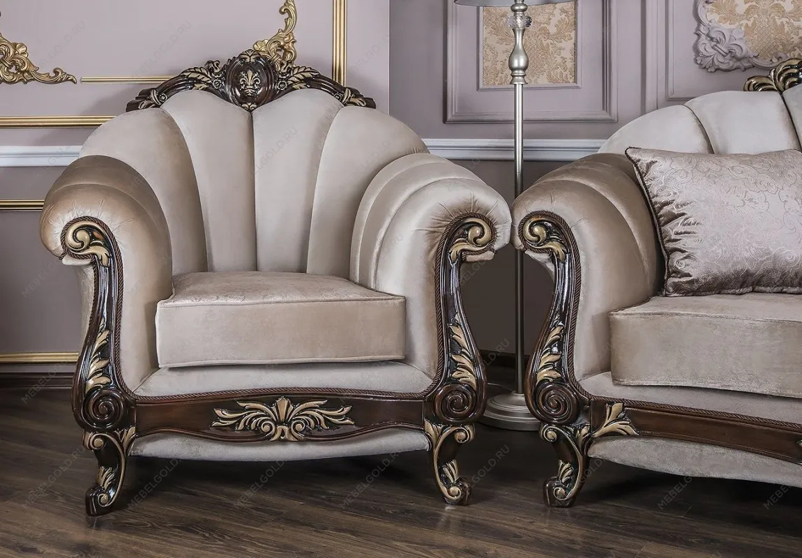 Кресло Марселла корень дуба глянец | изображение 2