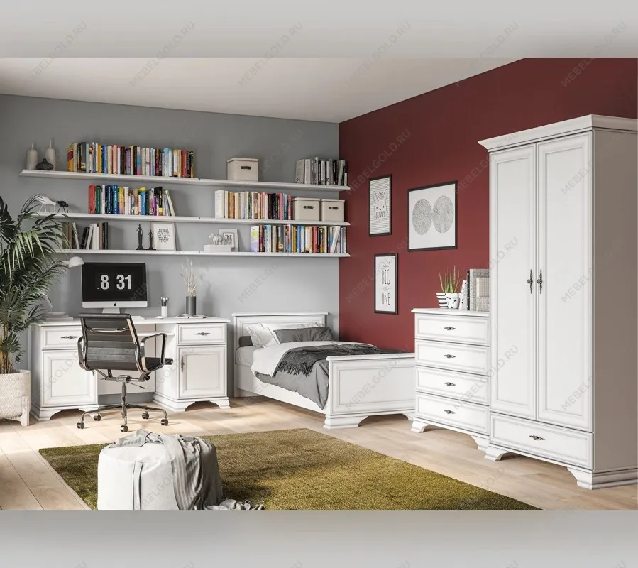 Шкаф Кентаки SZF2D1S белый | изображение 5