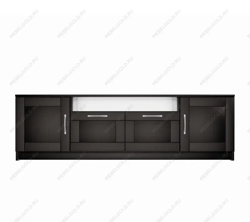 БРИМНЭС / СИРИУС тумба ИКЕА / IKEA 2 двери и 2 ящика 156х47 Дуб Венге | изображение 1