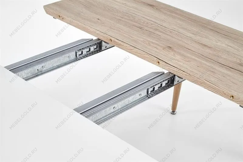 Стол обеденный Halmar EDWARD раскладной (белый/дуб сан ремо) | изображение 6