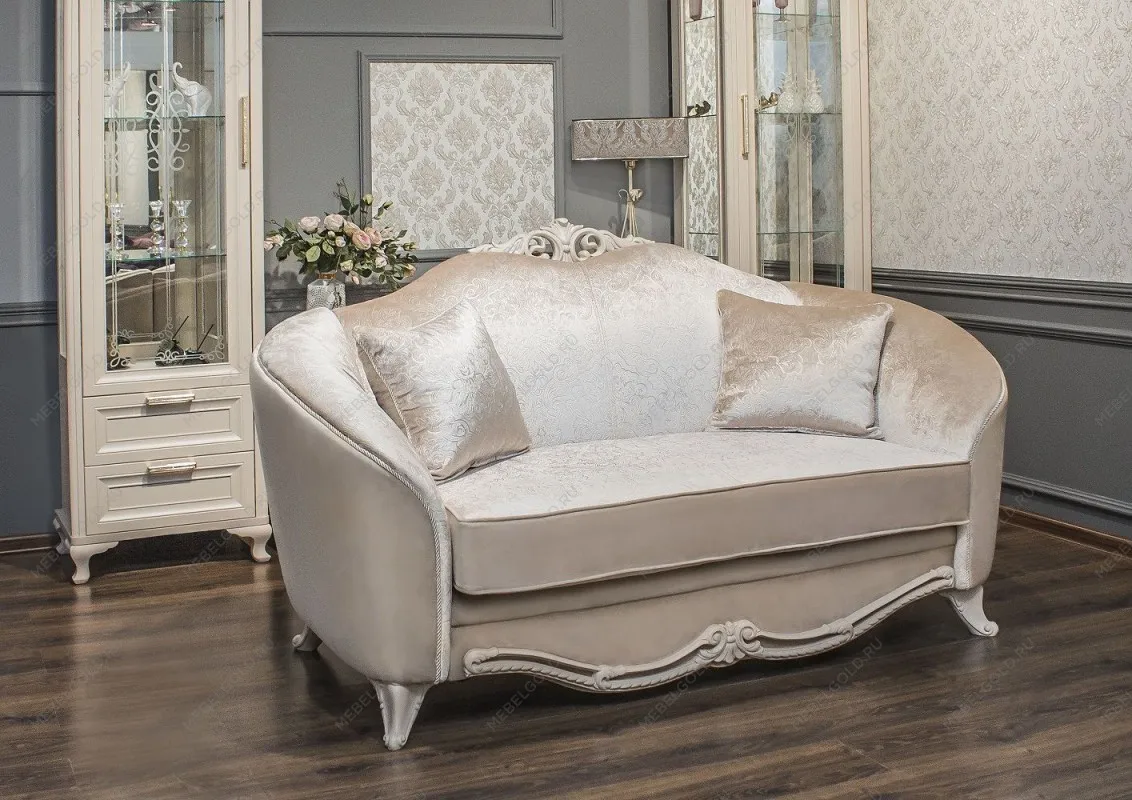 Диван Мокко 2х местный бежевый, французский раскладной механизм | изображение 5