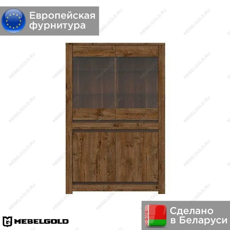 Шкаф с витриной Када REG2W2D | изображение 1