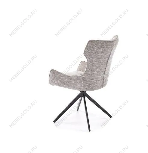 Стул кухонный Halmar K573 поворотный (серый/черный) | изображение 1