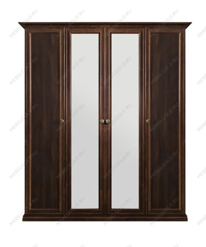 Шкаф Афина 4-дверный (1+2+1) с зеркалом караваджо | изображение 1