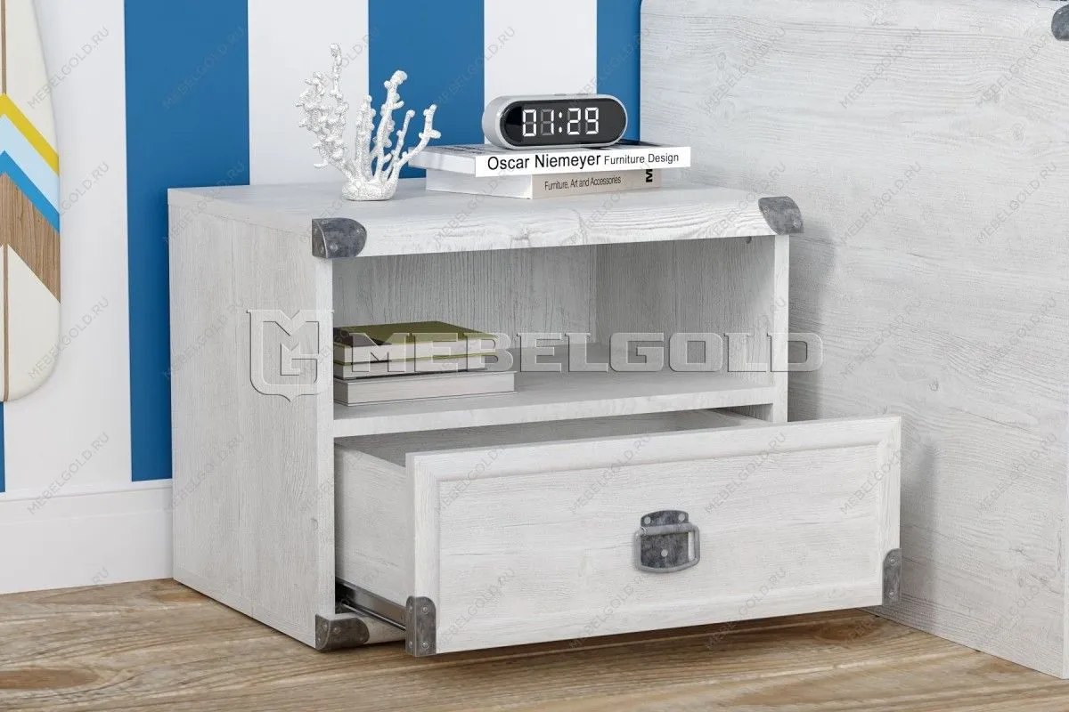 Тумба прикроватная Индиана JKOM1S сосна каньон | изображение 3