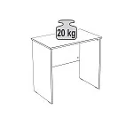 Стол письменный Кастор, 80х50х75 см, дуб сонома | изображение 9