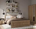 БРИМНЭС / СИРИУС кровать двойная ИКЕА / IKEA 160х200 сонома | изображение 4