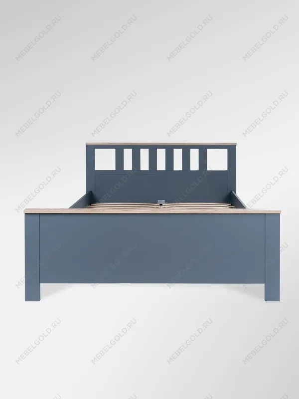 Центральный склад - Кровать двуспальная Сага, 140х200 см, темно-бирюзовая | изображение 9