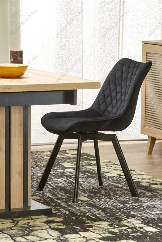 Стол обеденный Halmar LAMELLO 160 раскладной (дуб артизан/черный) | изображение 16