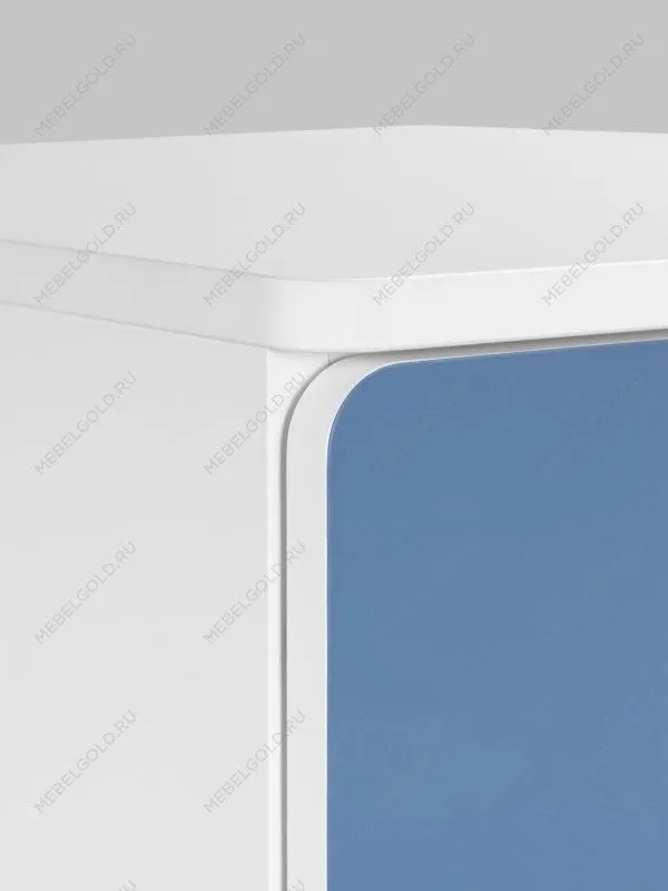 Шкаф распашной Пикси, с двумя дверьми, полкой и одним выдвижным ящиком 60х57х120, озорной василек | изображение 2