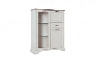 Шкаф с витриной Монако 1V2D1S