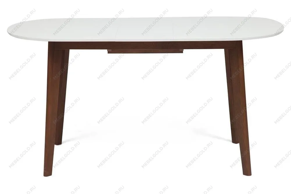 Стол обеденный раскладной BOSCO Коричневый, Белый