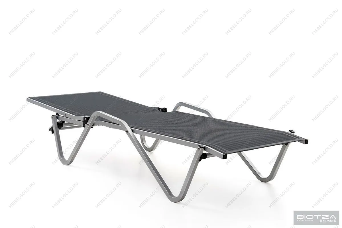 Шезлонг Hera алюминиевый, антрацит | изображение 10