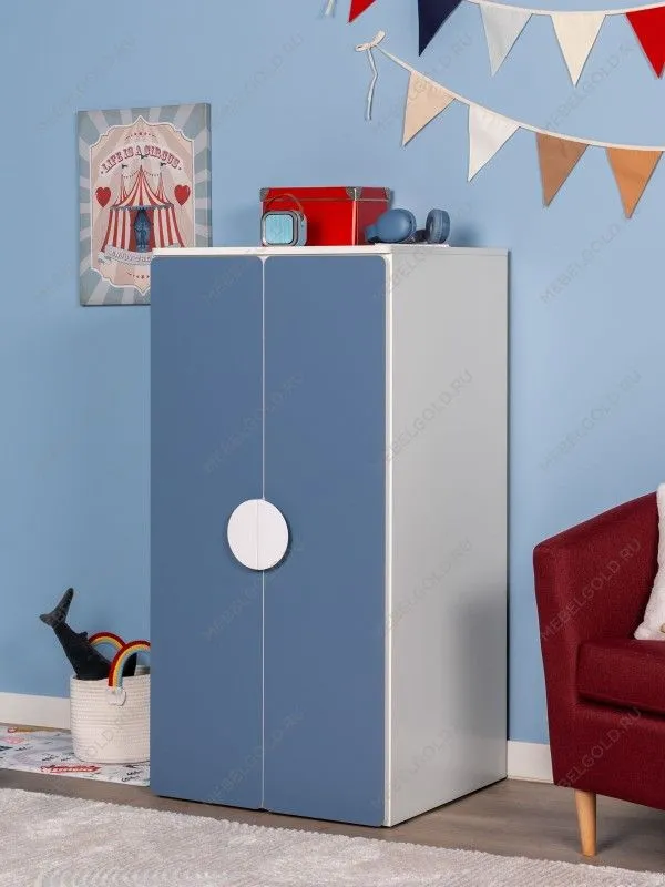 Шкаф распашной Пикси, с двумя дверьми и тремя полками 60х57х120, озорной василек | изображение 5
