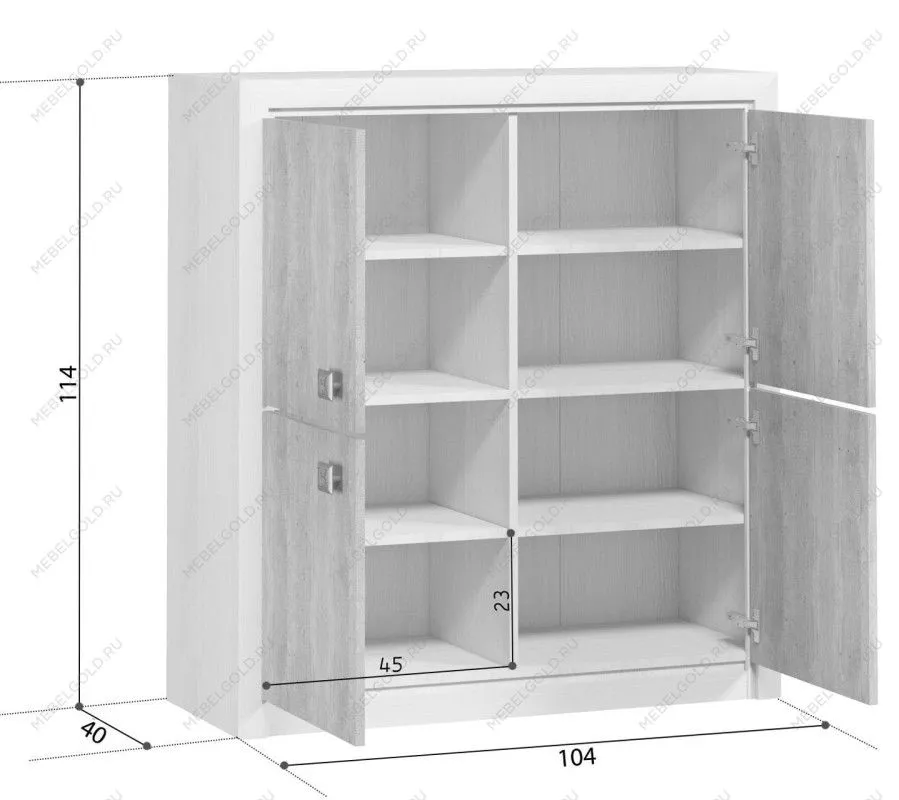 Тумба Коен KOM4D ясень снежный | изображение 2
