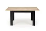 Стол обеденный Halmar BAGIO 120 раскладной (дуб артизан/черный) | изображение 3