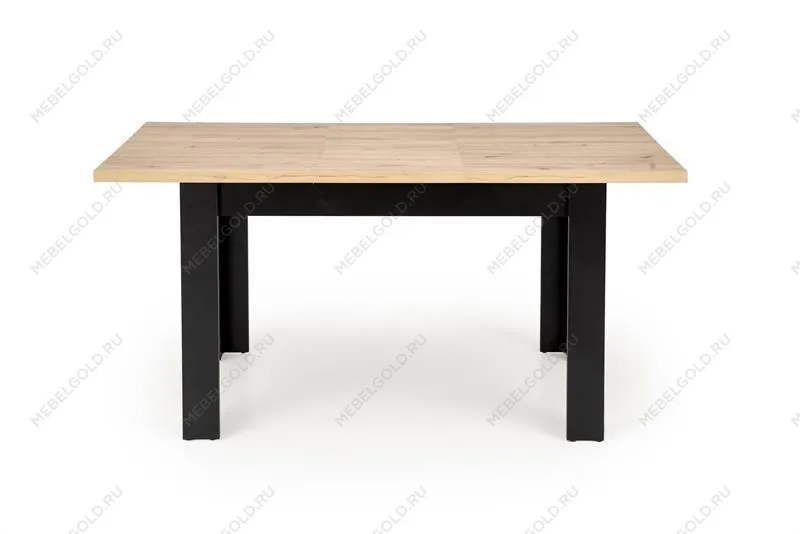 Стол обеденный Halmar BAGIO 120 раскладной (дуб артизан/черный) | изображение 3