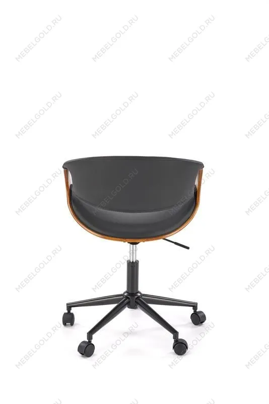 Кресло компьютерное Halmar BILBO (черный/орех) | изображение 5