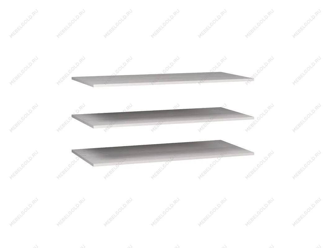 Дополнительные полки в 4-х дверный шкаф Prime, Гарда (956*480*16) Дуб Винтерберг, 12412