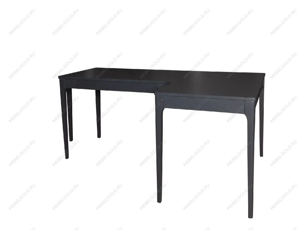 Стол письменный угловой правый Сохо (Графит)