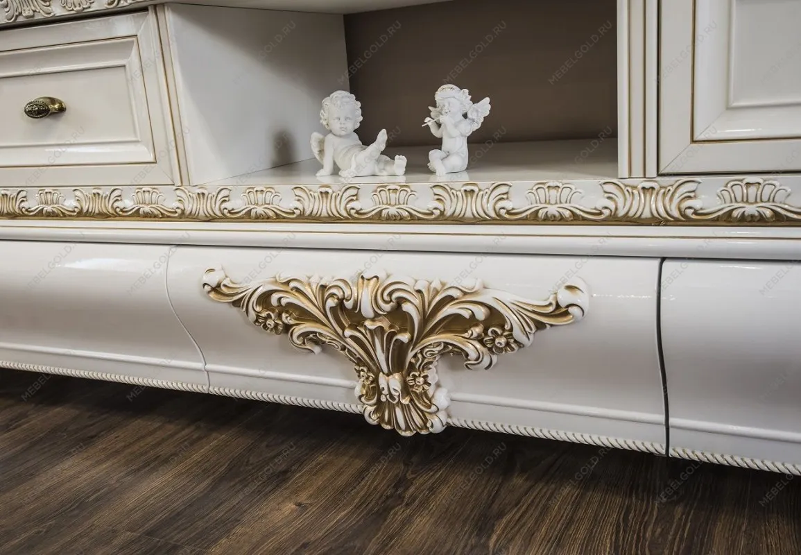 Гостиная Алсу 1+тв+2 белый глянец | изображение 4