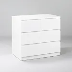 МАЛЬТА комод ИКЕА / IKEA 2+2 ящика 80х76 белый | изображение 1