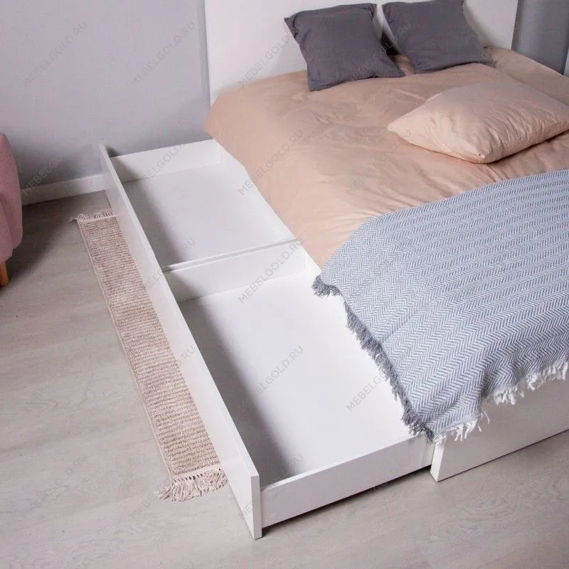 МАЛЬМ / VARMA Сэнгбокс комплект 2-ух выкатных ящиков 100х61х26,5, белый | изображение 3