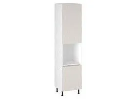 Шкаф-пенал 1080 ПГ-60, Виста (600*586*2576) Экокожа Белый, 26299