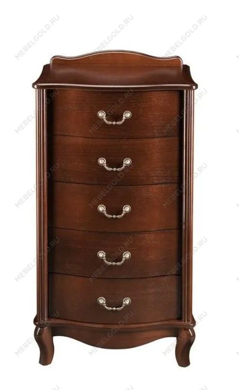Комод Джульетта узкий 5 ящ.(орех ) | изображение 1