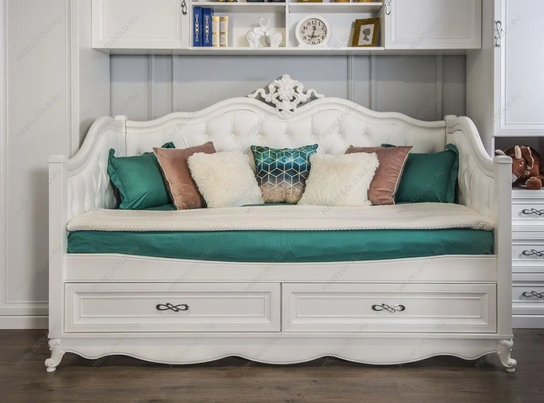 Диван кровать Мишель белый матовый | изображение 4