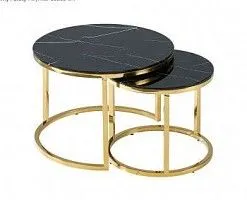 Черный мрамор/золотой