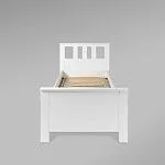 Кровать односпальная Сага, 90х200 см, белая | изображение 9