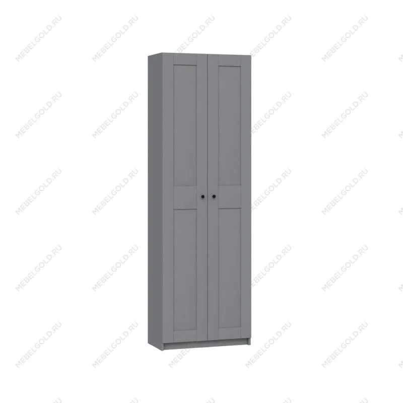 МАКС шкаф 2 двери 75х38х233 серый