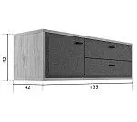 Тумба Грейс RTV1D2S | изображение 4