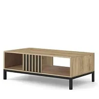 Стол журнальный Halmar LAMINO LAW-1 (дуб крафт/черный)